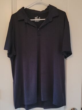 Men's Navy Short-Sleeve Polo Shirt